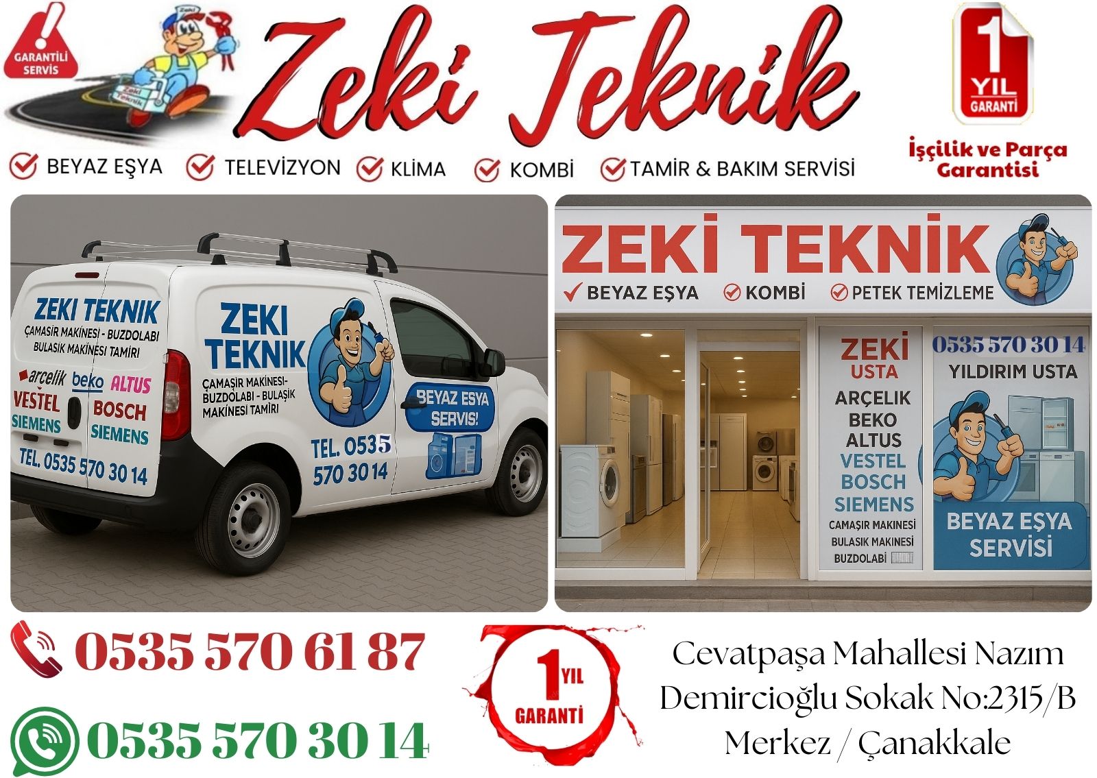 Çanakkale Kepez Beko Servisi